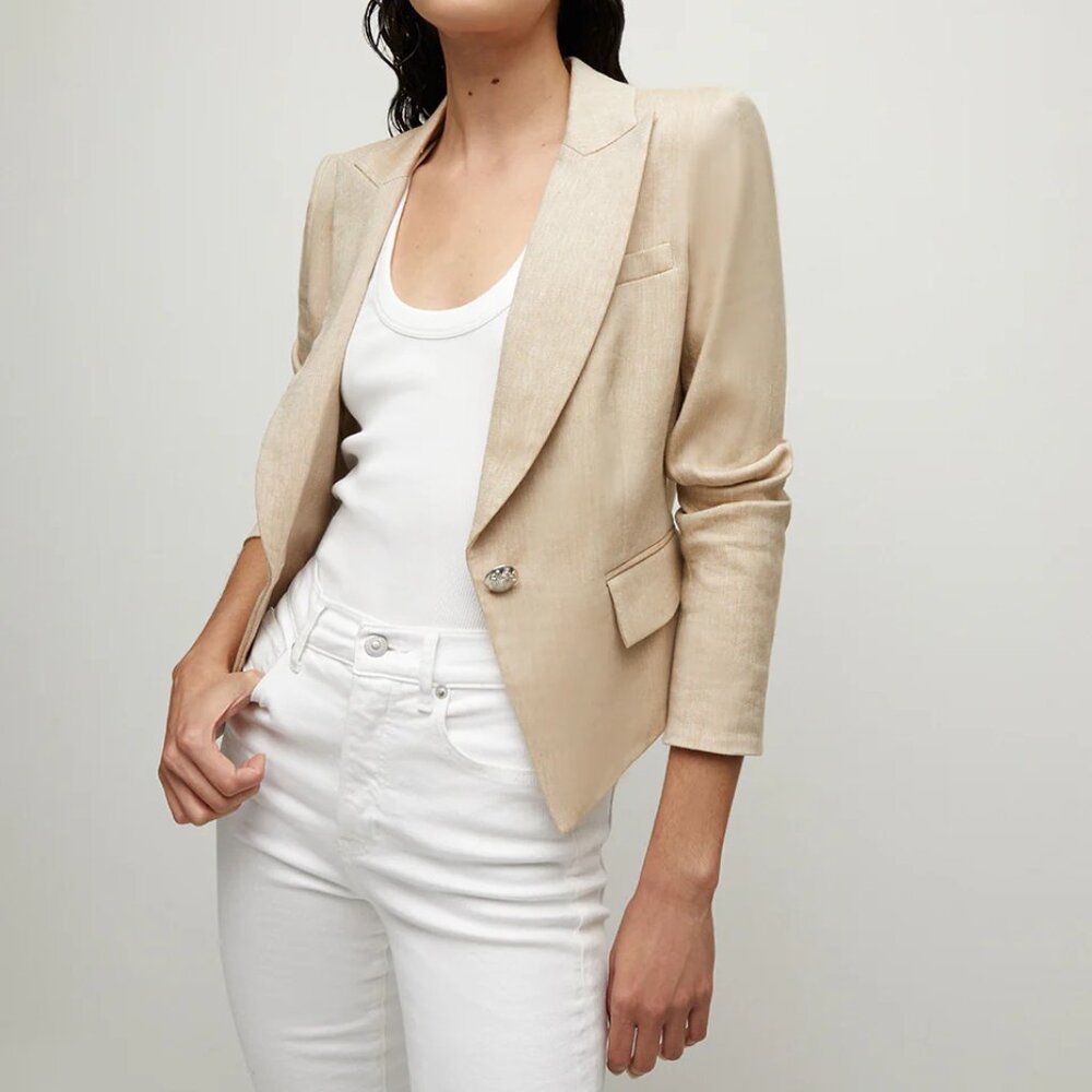 Veronica Beard | Hosanna Linen Dickey Jacket (8)